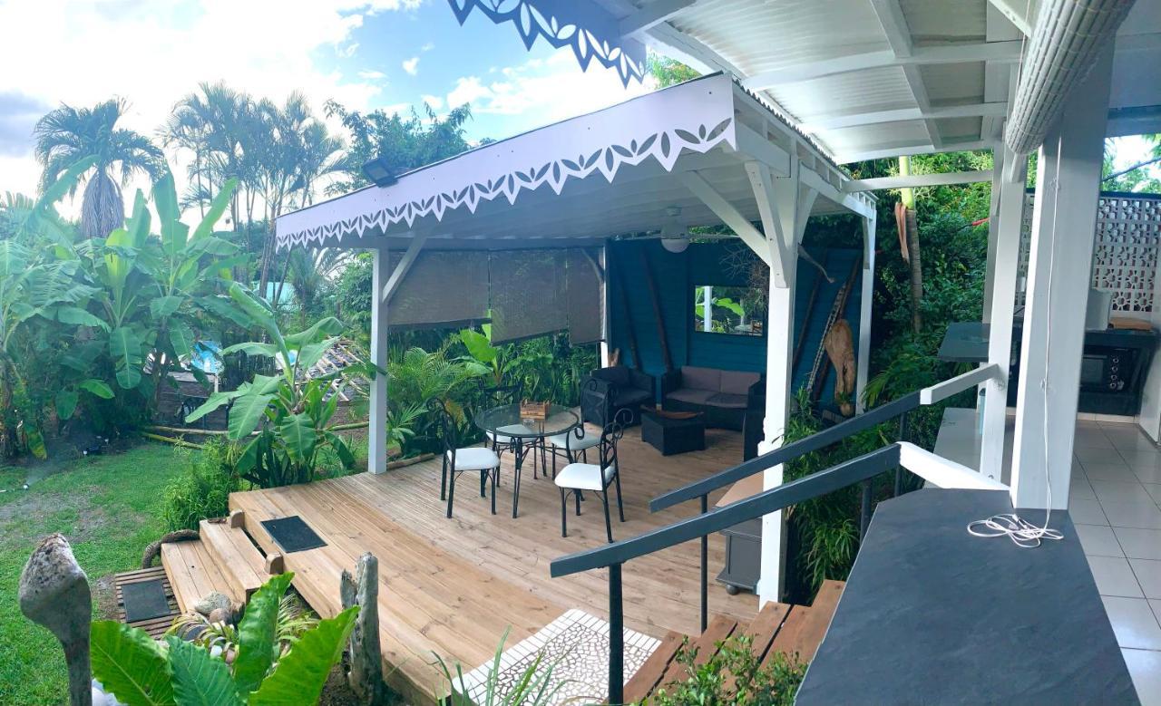 Lodge Pamplemousse Avec Piscine Privative , Dans Parc Calme A 500 M Plage Ле-Карбе Экстерьер фото