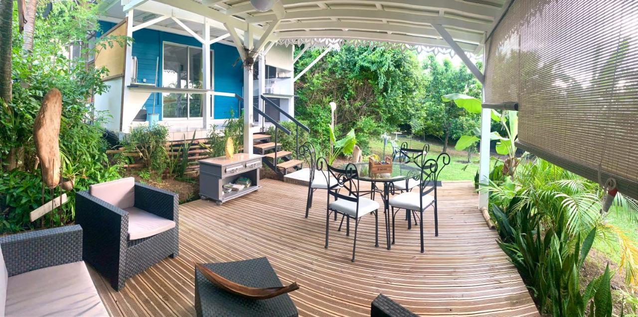 Lodge Pamplemousse Avec Piscine Privative , Dans Parc Calme A 500 M Plage Ле-Карбе Экстерьер фото